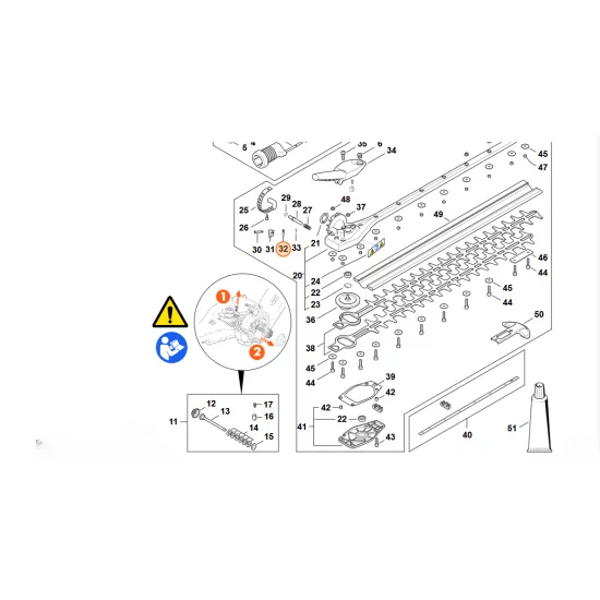 STIHL  Sprężyna ramieniowa 4243 182 4501
